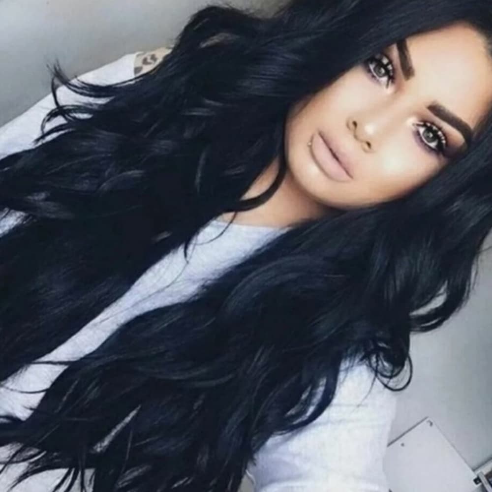 Black Full Head clip in Extension - Thumbnail 4
