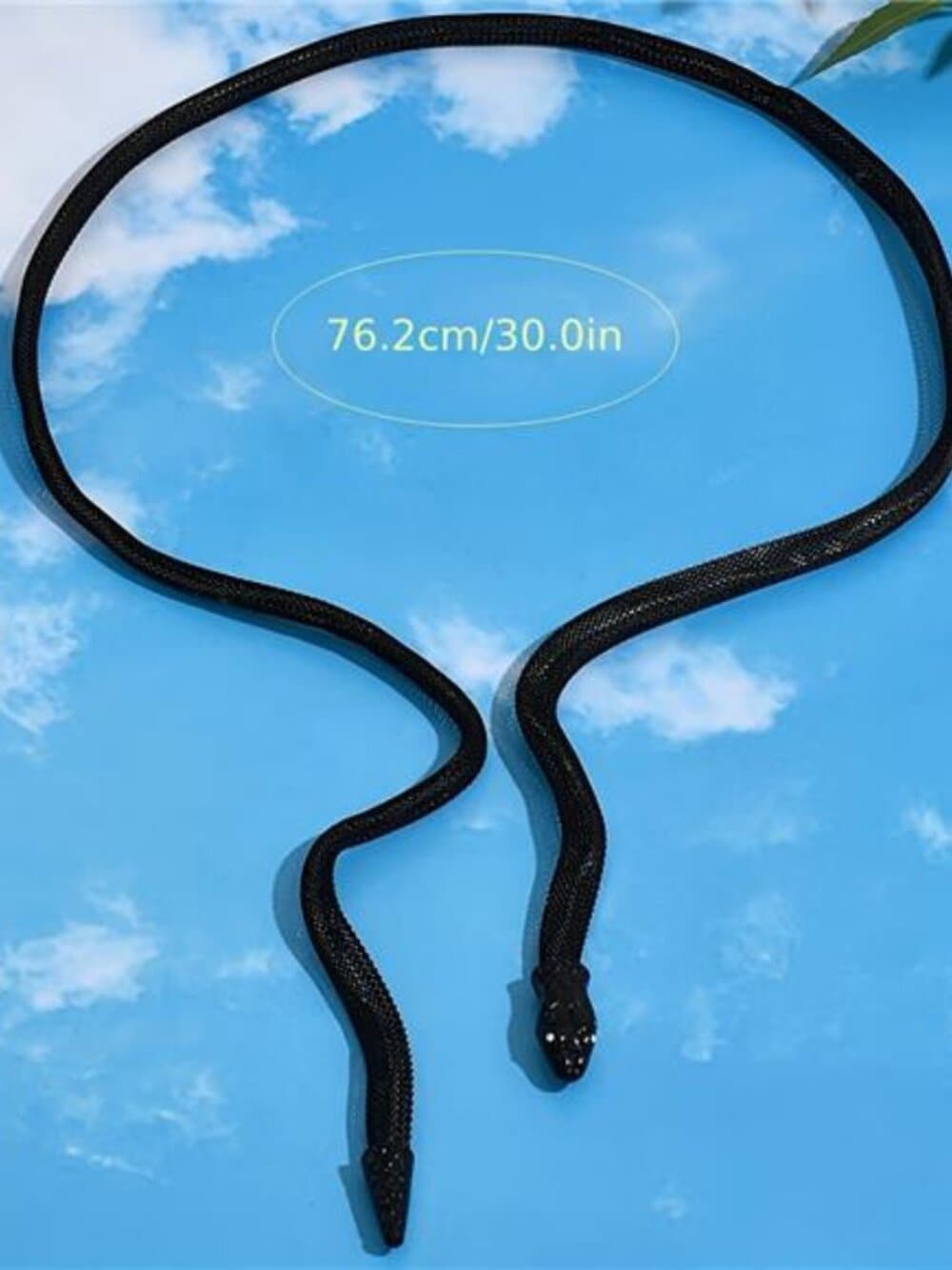 Women's Bold Retro Punk Style Black Snake Arm Chain Bracelet - - Thumbnail 4