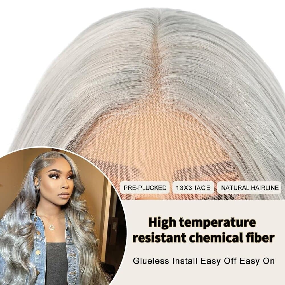 Gray Beauty Lace Front Wig - Thumbnail 5