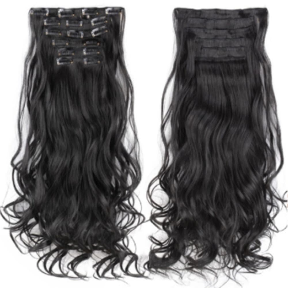 Dark Brown Full Head clip in Extension - Thumbnail 2