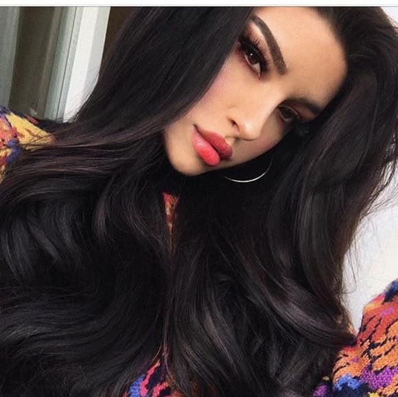 Dark Brown Full Head clip in Extension - Thumbnail 4