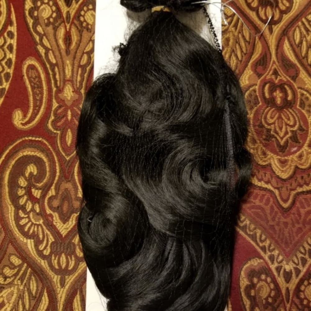Black Full Head clip in Extension - Thumbnail 2