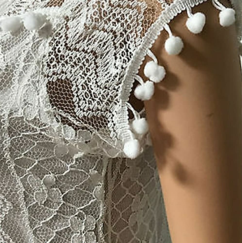 Beautiful Lace Sleeveless Cocktail Beach Mini Dres - Thumbnail 5