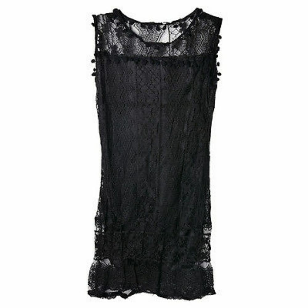 Beautiful Lace Sleeveless Cocktail Beach Mini Dres - Thumbnail 6