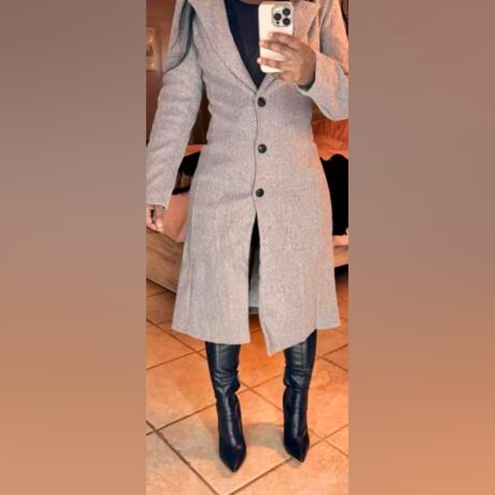 Winter Women's Elegant Sexy New Year's Party Christmas Winter Jacket - Thumbnail 7