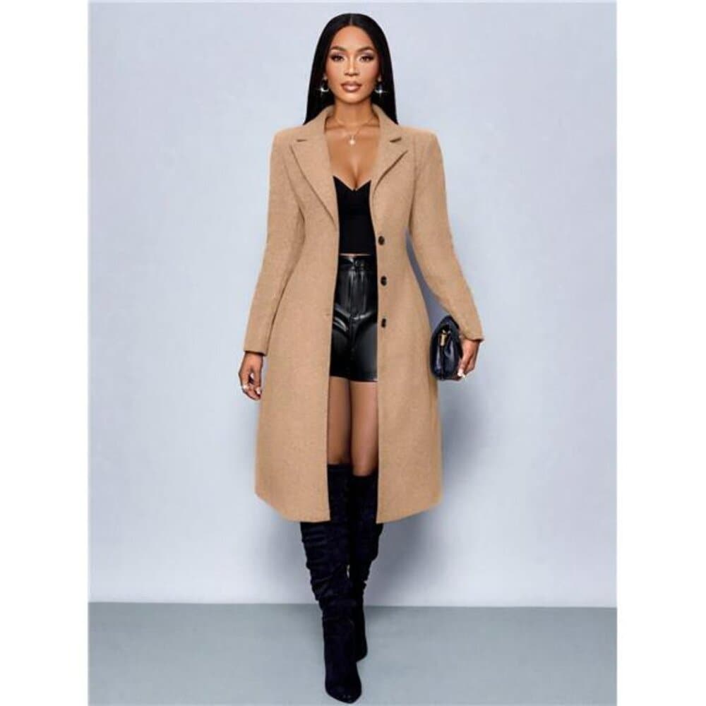 Winter Women's Elegant Sexy New Year's Party Christmas Winter Jacket - Thumbnail 8