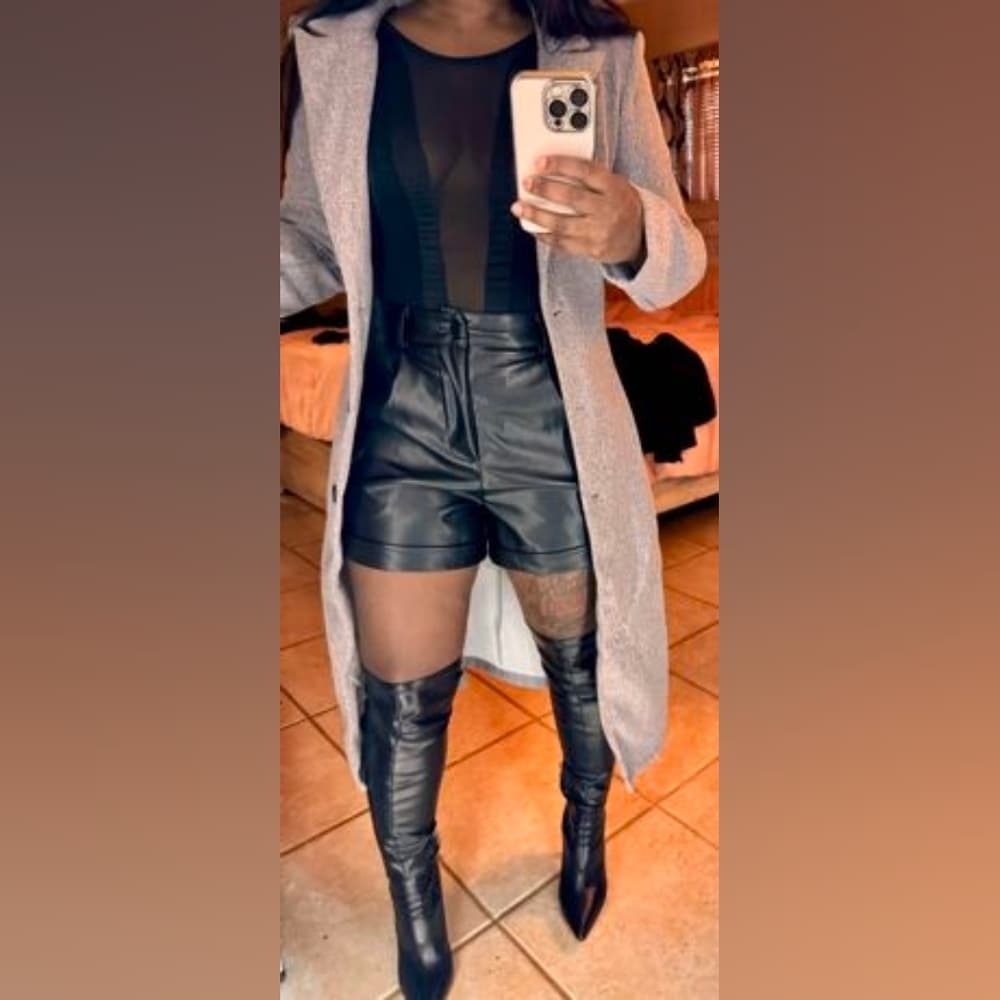 Winter Women's Elegant Sexy New Year's Party Christmas Winter Jacket - Thumbnail 6