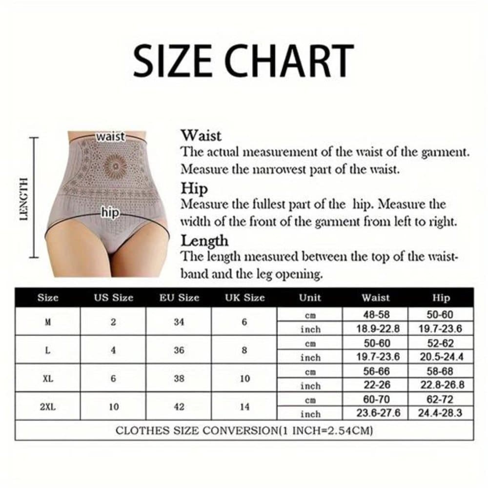 High-Waist Shaper Briefs with Waist Trimmer & Hip Lift - Thumbnail 8