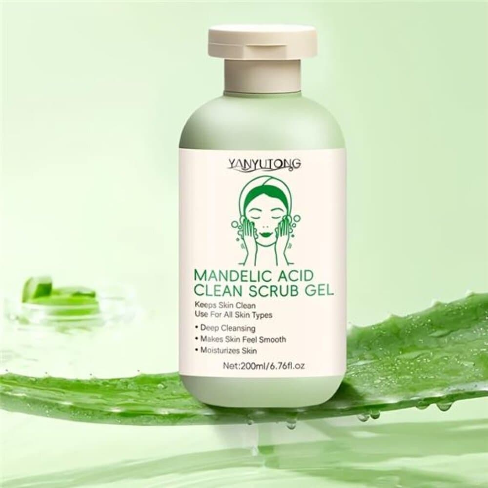 200ml Deep Cleansing Exfoliating Gel, With Mandelic Acid - Aloe Vera And Rose - Thumbnail 5