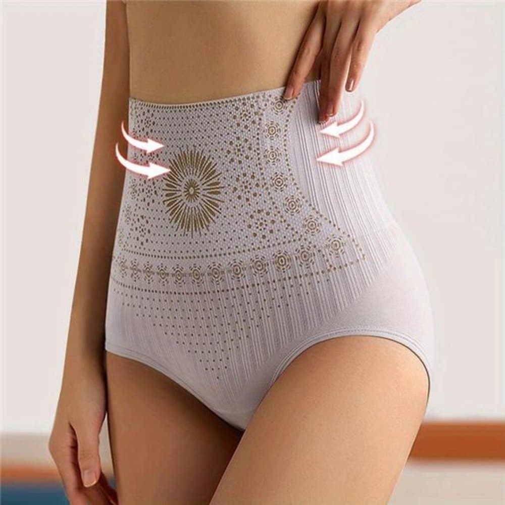 High-Waist Shaper Briefs with Waist Trimmer & Hip Lift - Thumbnail 10