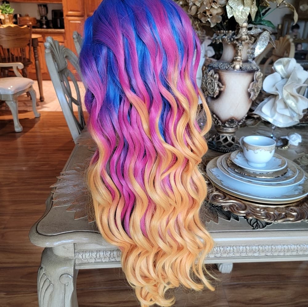 Rainbow Beauty Lace Front Wig 26-28 inches - Thumbnail 15