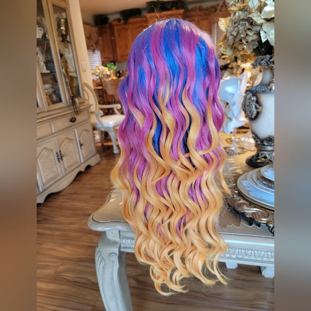 Rainbow Beauty Lace Front Wig 26-28 inches - Thumbnail 6