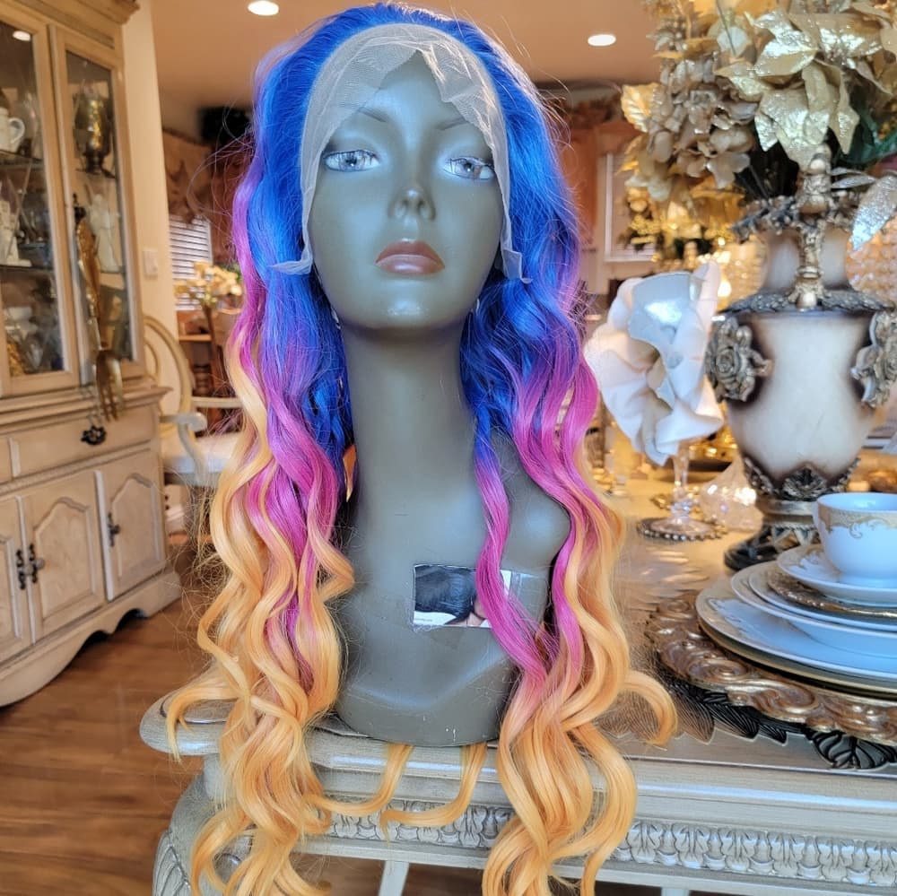 Rainbow Beauty Lace Front Wig 26-28 inches - Thumbnail 3
