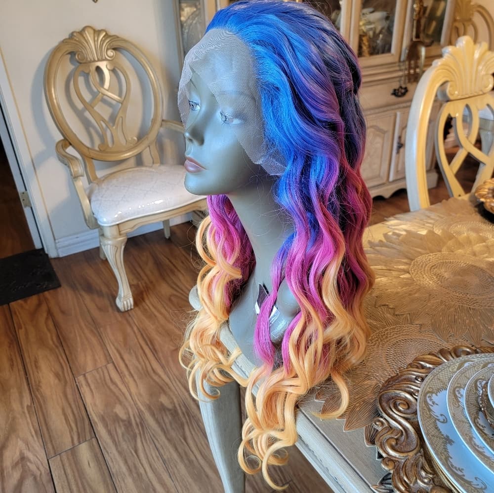 Rainbow Beauty Lace Front Wig 26-28 inches - Thumbnail 8