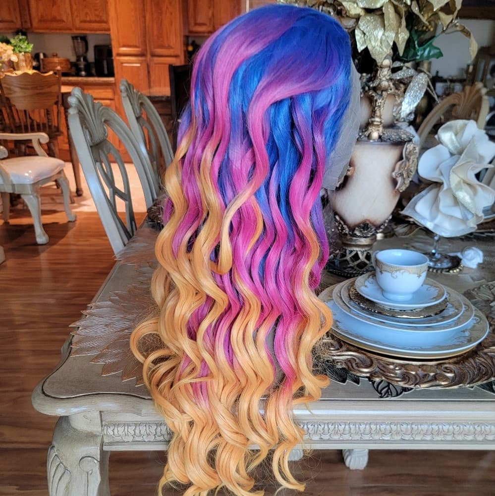 Rainbow Beauty Lace Front Wig 26-28 inches - Thumbnail 4