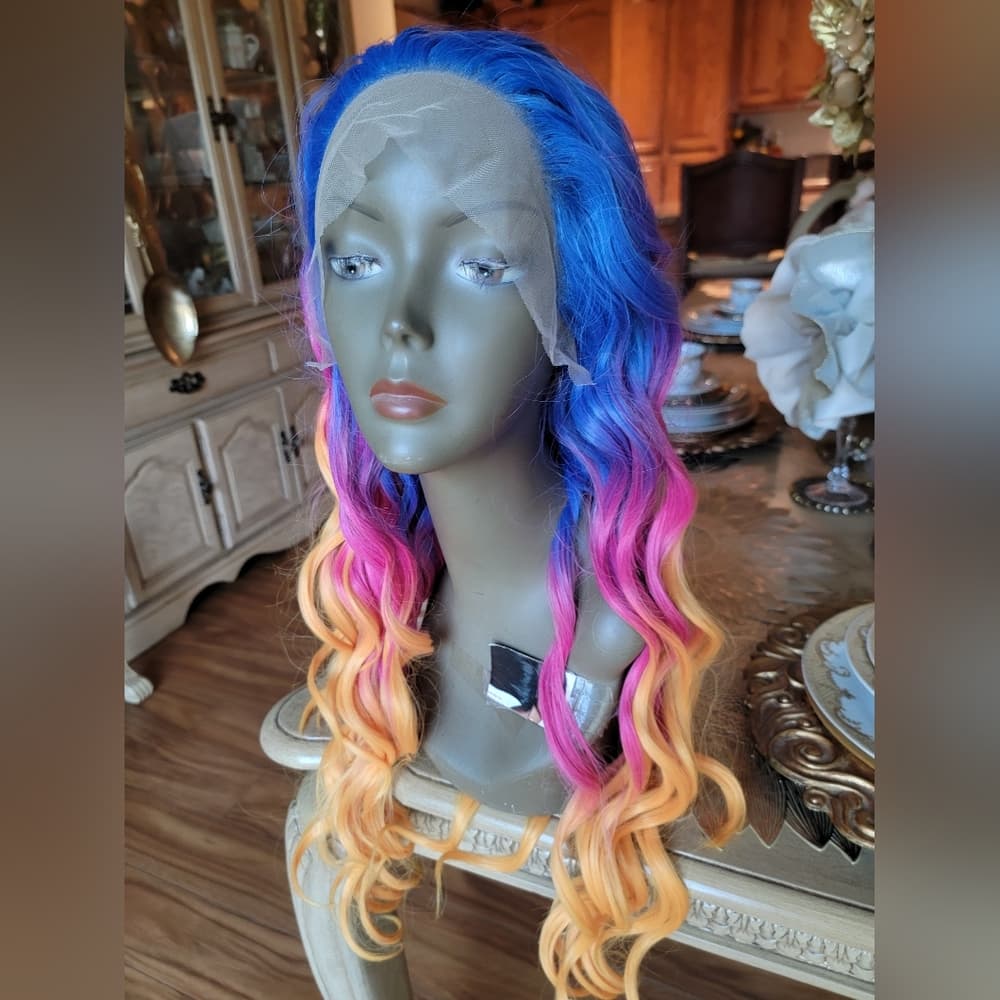 Rainbow Beauty Lace Front Wig 26-28 inches - Thumbnail 9
