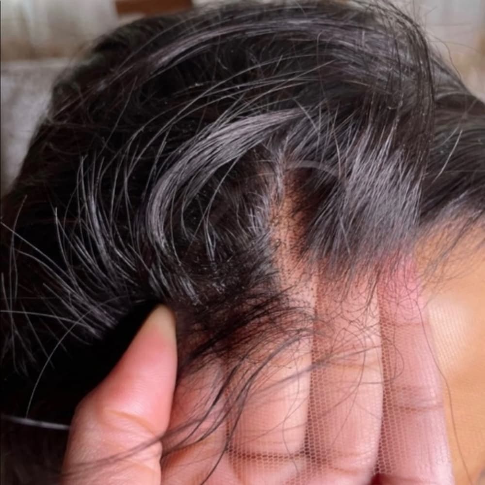 HD Black Straight Human Hair Full Wig