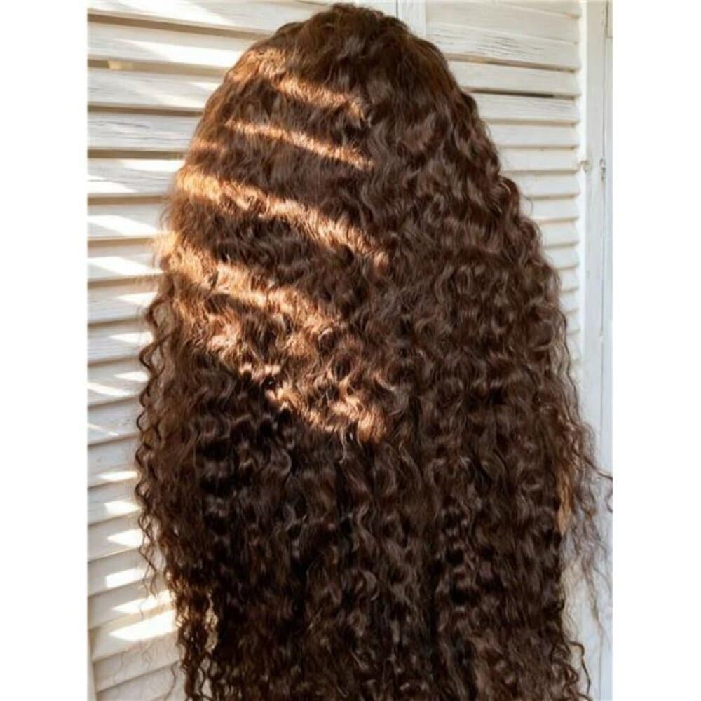 13x4 HD Deep Wave Lace Front Wigs Human Hair Pre Plucked Bleached Knots - Thumbnail 7