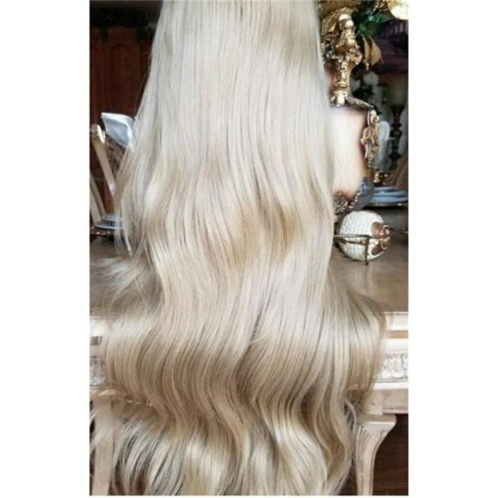Ash Blonde Lace Front Wig - Thumbnail 2