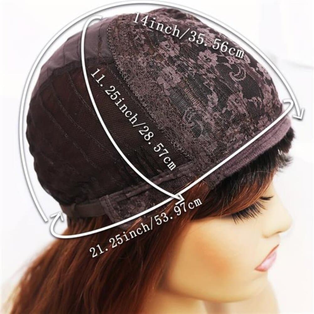 Dark Burgundy Red Full Wig!! - Thumbnail 4