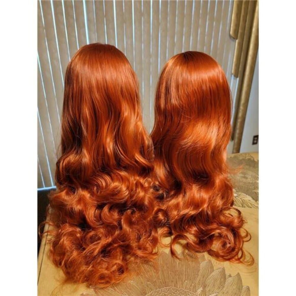 Copper Wavy Beauty Lace Front Wig inches!! - Thumbnail 2