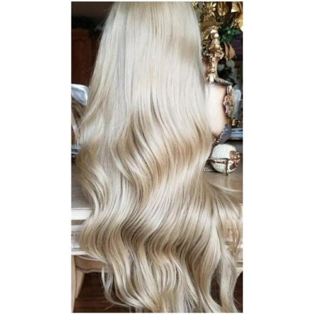 Ash Blonde Lace Front Wig - Thumbnail 6