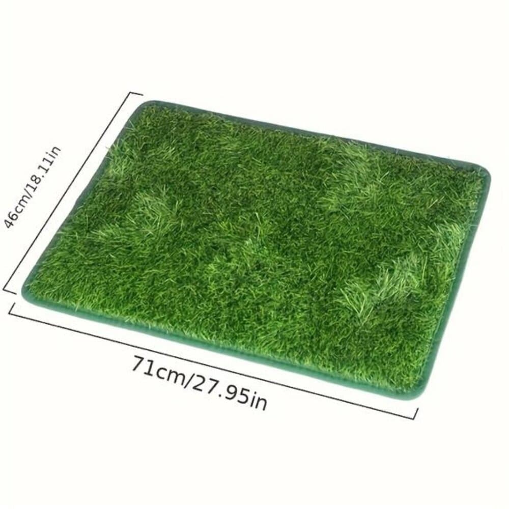 Washable Artificial Grass Dog Potty Trainer - Indoor/Outdoor & - Thumbnail 4