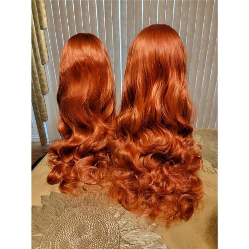 Copper Wavy Beauty Lace Front Wig inches!! - Thumbnail 15
