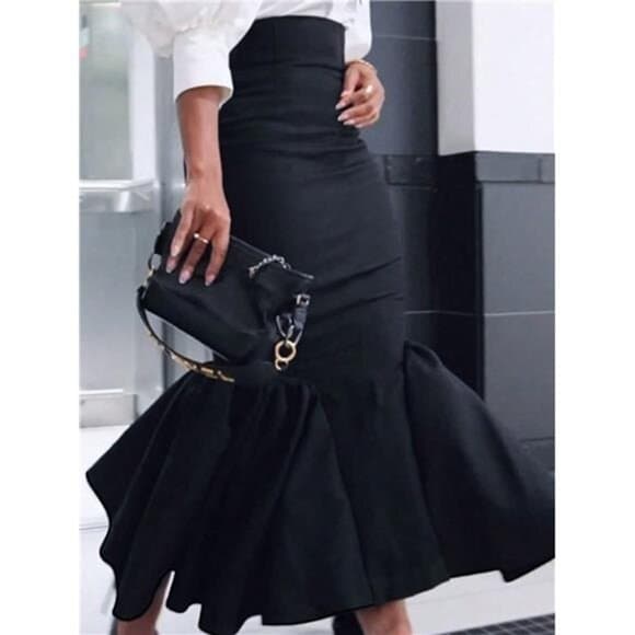 LocalWomen's Elegant Mermaid Style Skirt For Outing - Thumbnail 10