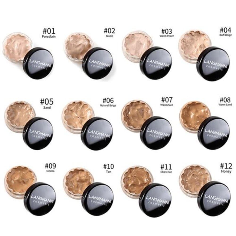 3pcs/set Longwear& Easy to Apply Cream Concealer Foundation, Waterproof Contour - Thumbnail 4