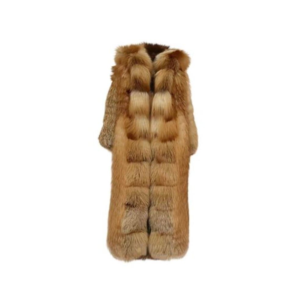 Elegant Slim Fit Double Breasted Long Overcoat | Winter Blend Trench Coat with - Thumbnail 5