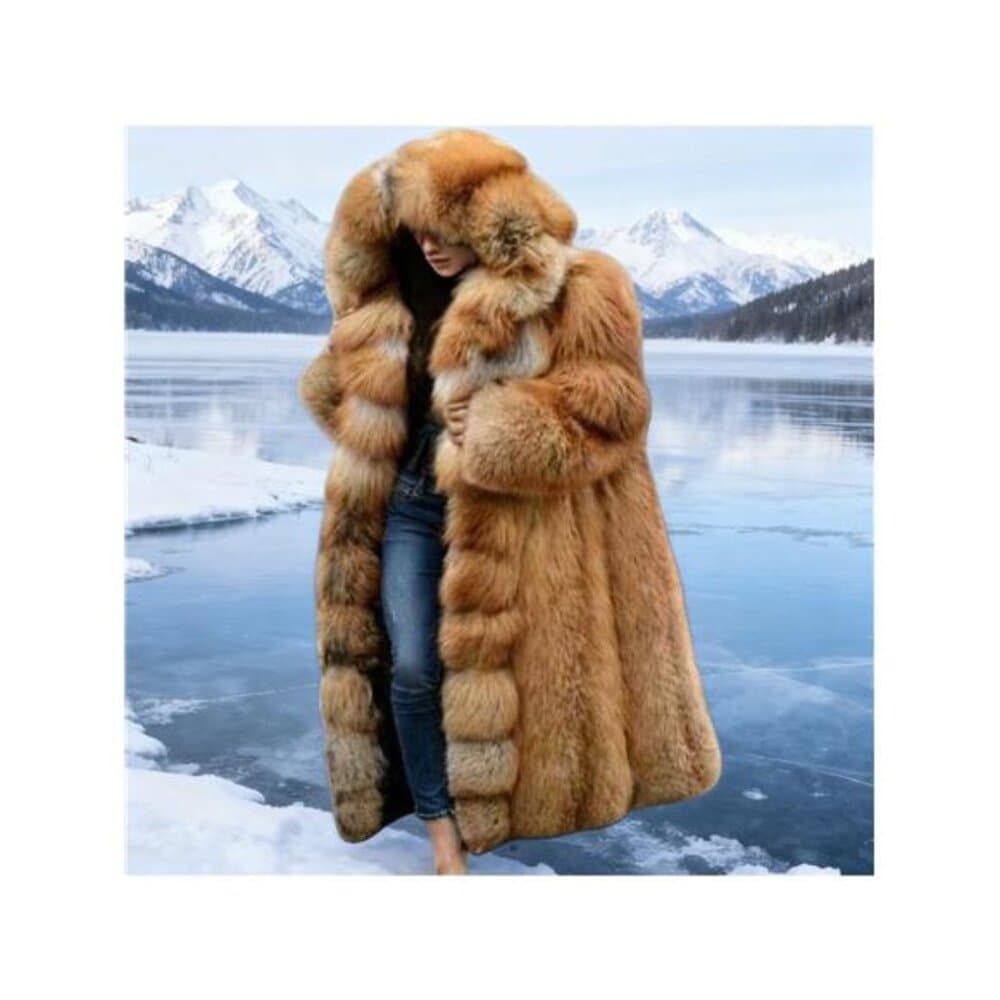 Elegant Slim Fit Double Breasted Long Overcoat | Winter Blend Trench Coat with - Thumbnail 9