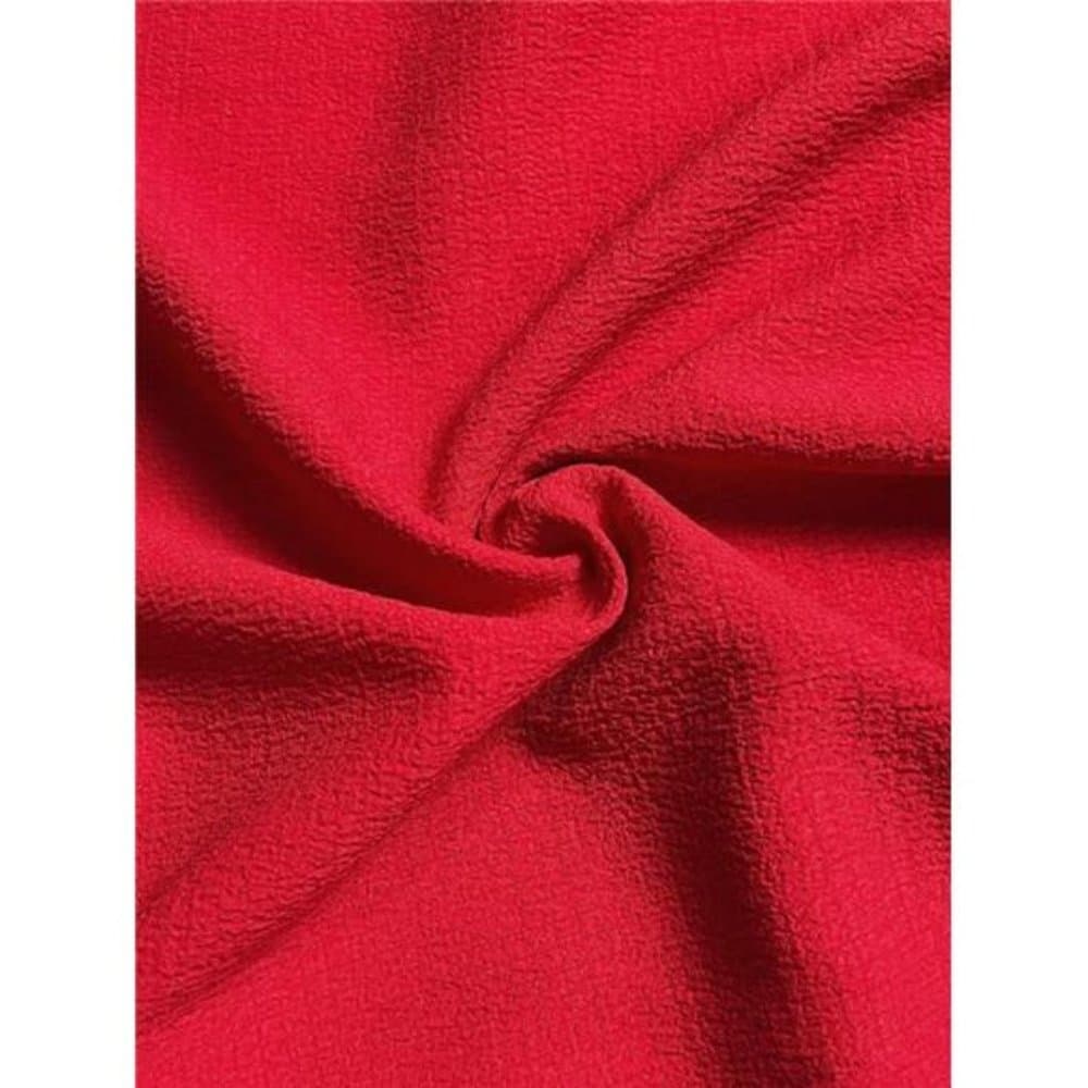 Red Beauty Slayr Halter Neck Backless Vacation Dress - Thumbnail 5