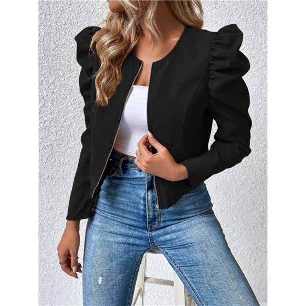 EMERY ROSE 2025 Autumn & Winter New Arrival: Women's Retro - Inspired Jacket - Thumbnail 4