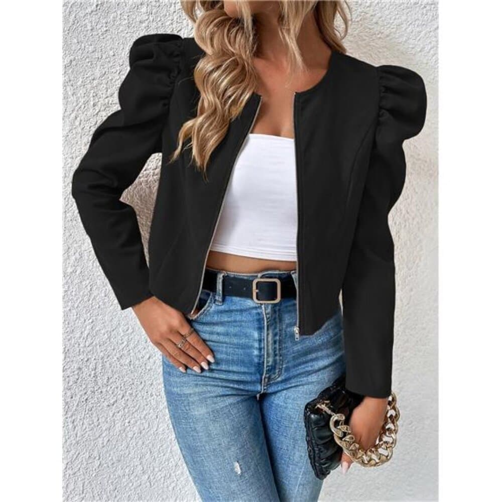 EMERY ROSE 2025 Autumn & Winter New Arrival: Women's Retro - Inspired Jacket - Thumbnail 2