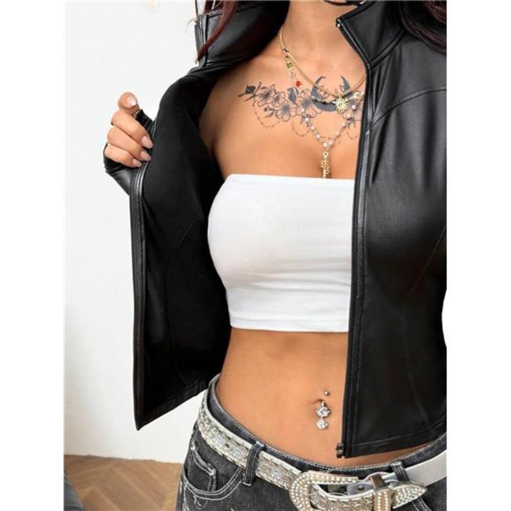 Women's Fall Streetwear Y2K Going Out Festival Basic Vintage Casual - Thumbnail 7