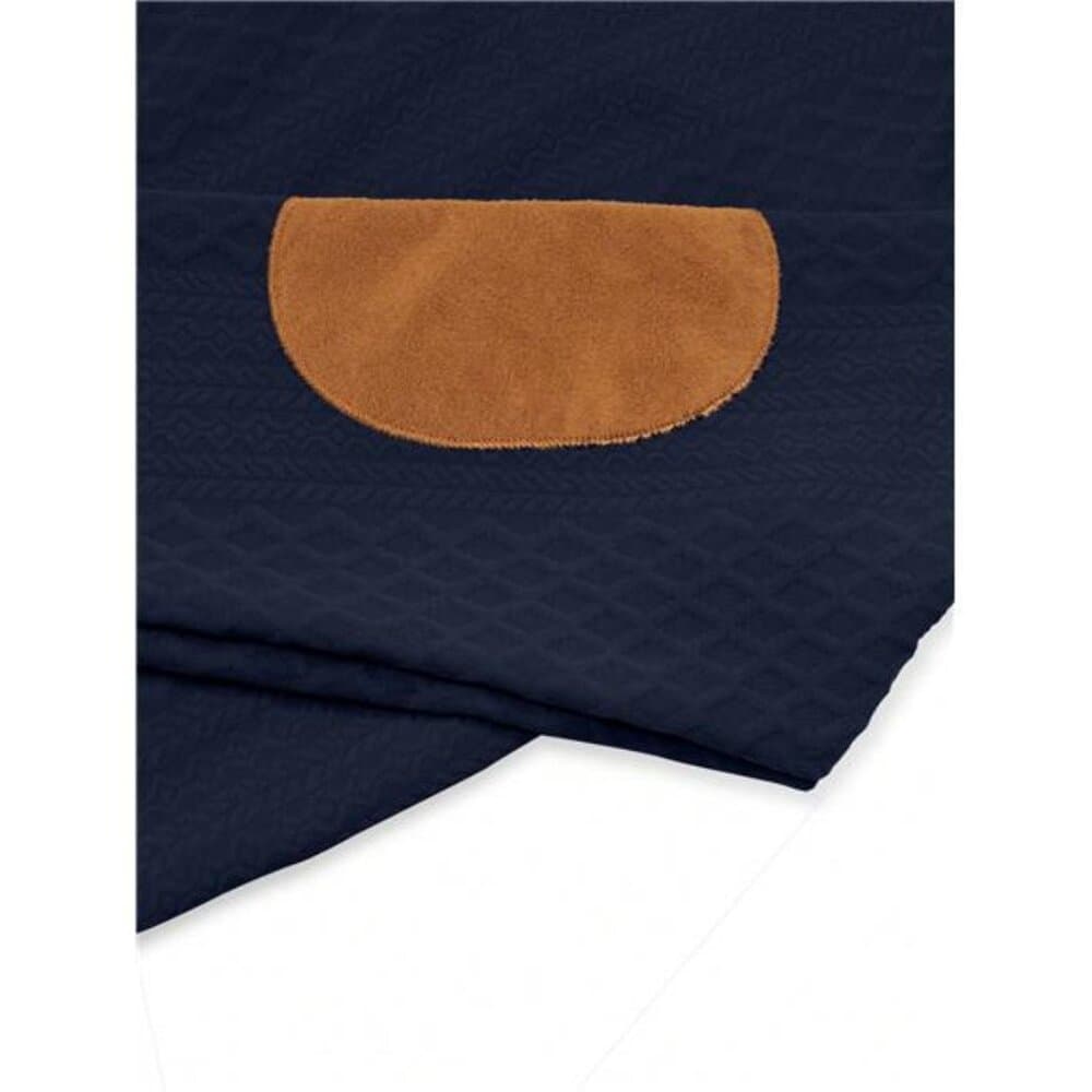 Men's Casual Jacquard Contrast Color Patchwork Stand Collar Sweatshirt, Fall, - Thumbnail 3
