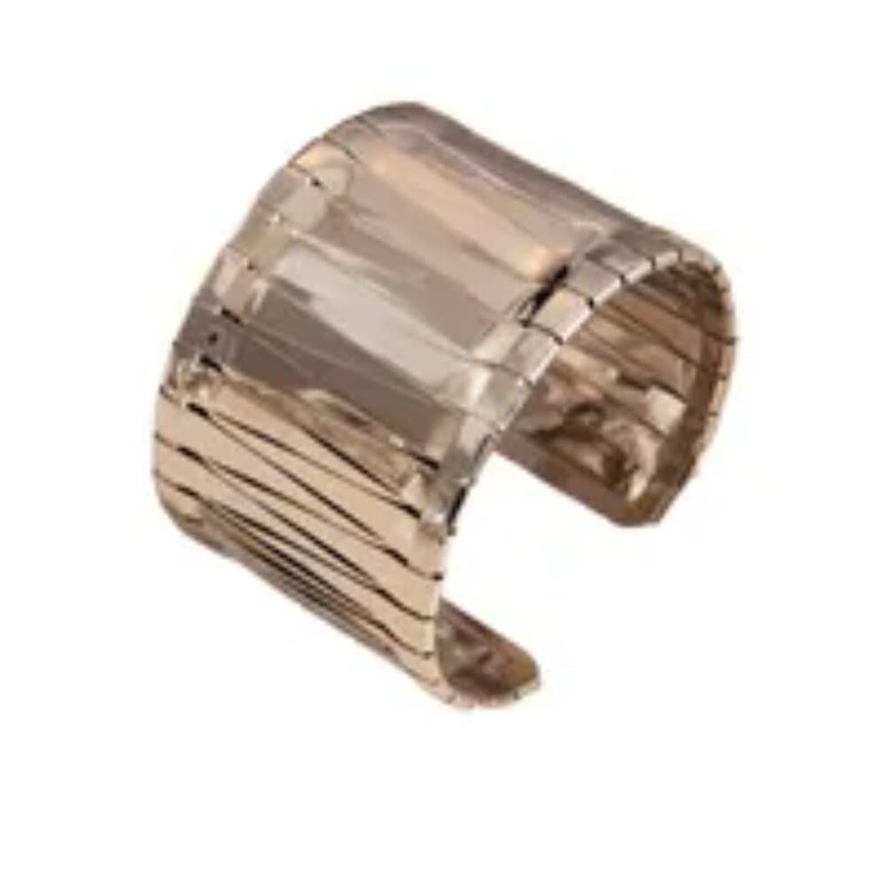 Elegant Irregular Water Drop Flower Open Solid Color Alloy Bracelet Luxury - Thumbnail 5