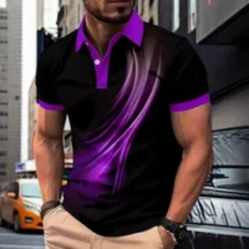 Men's Polyester Pinhole Cloth Simple Style Classic Style Plaid Solid - Thumbnail 3