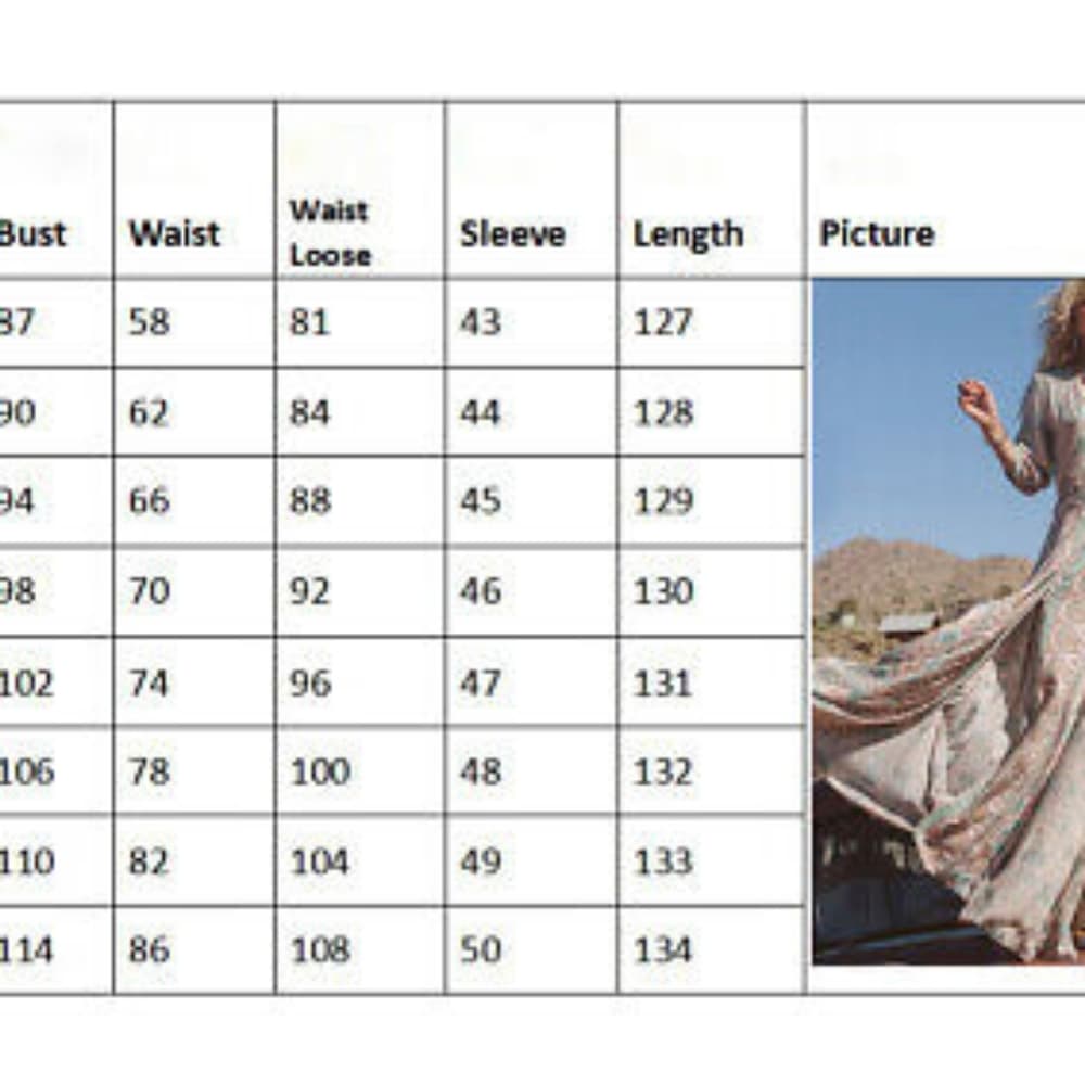 Beautiful Summer Vintage Boho Maxi Dress - Festival Dress - Boho Maxi Dress - Thumbnail 3