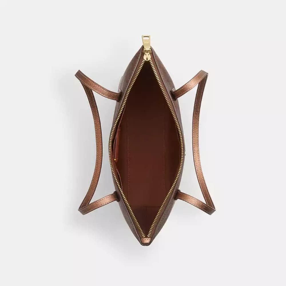 Coach Tan Signature Tote Bag - Thumbnail 3