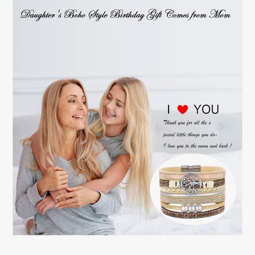 Inspiration Tree of Life Multi-Layer Bracelet - Thumbnail 5
