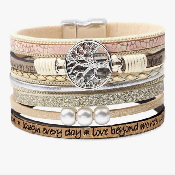 Inspiration Tree of Life Multi-Layer Bracelet - Thumbnail 13