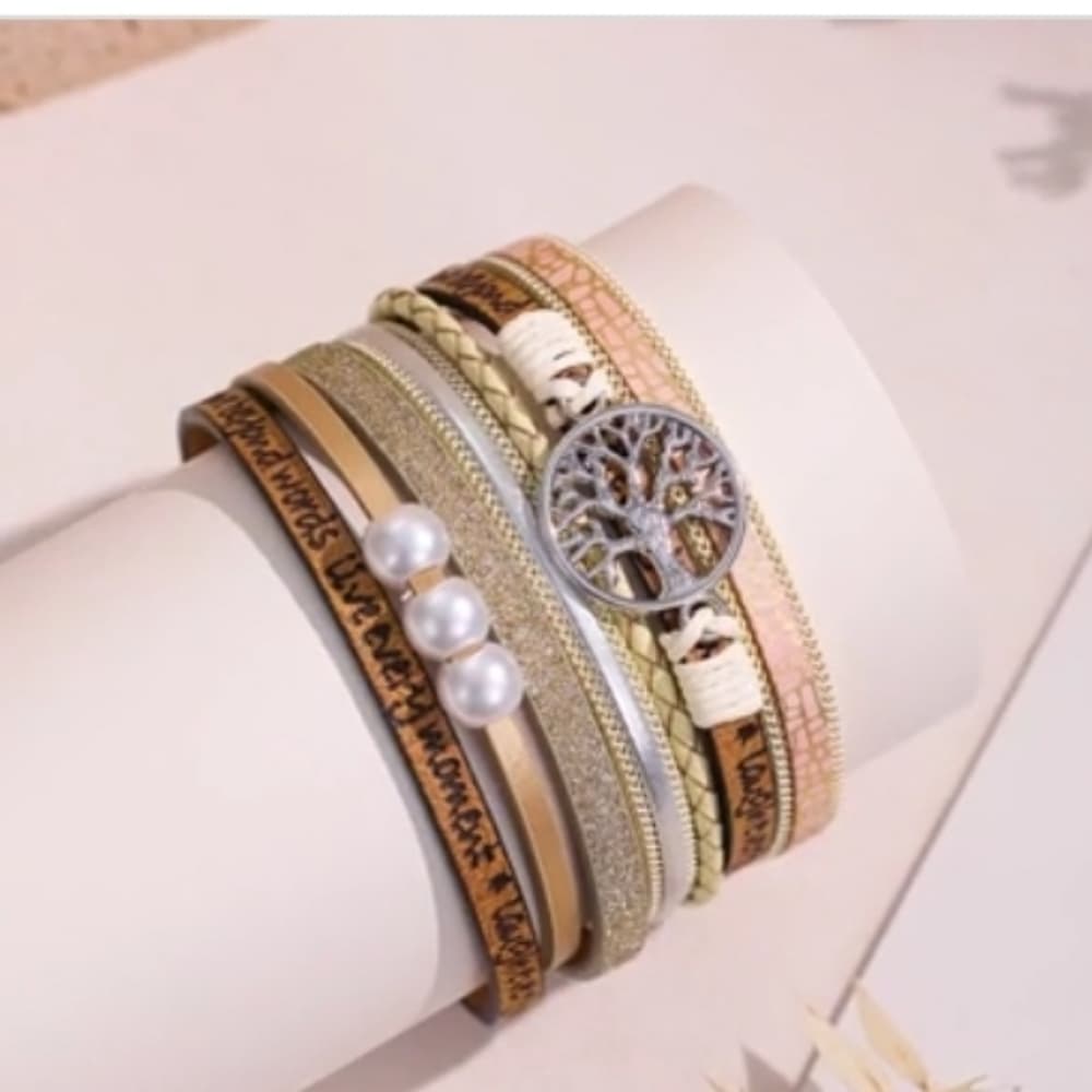Inspiration Tree of Life Multi-Layer Bracelet - Thumbnail 8
