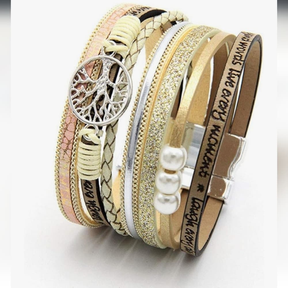 Inspiration Tree of Life Multi-Layer Bracelet - Thumbnail 11