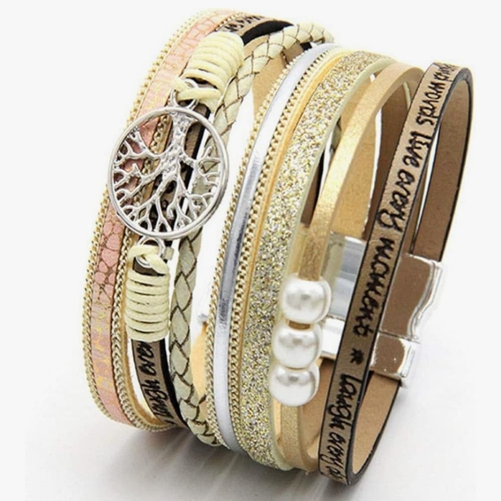Inspiration Tree of Life Multi-Layer Bracelet - Thumbnail 12