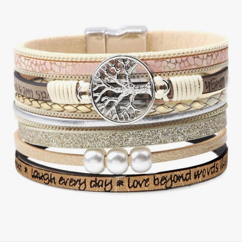 Inspiration Tree of Life Multi-Layer Bracelet - Thumbnail 3