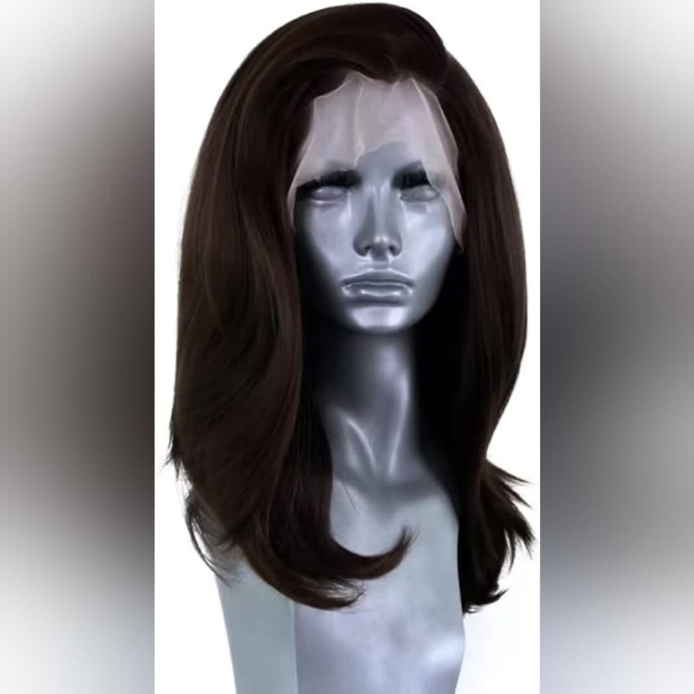 Dark Brown Beauty Lace Front Wig - Thumbnail 2