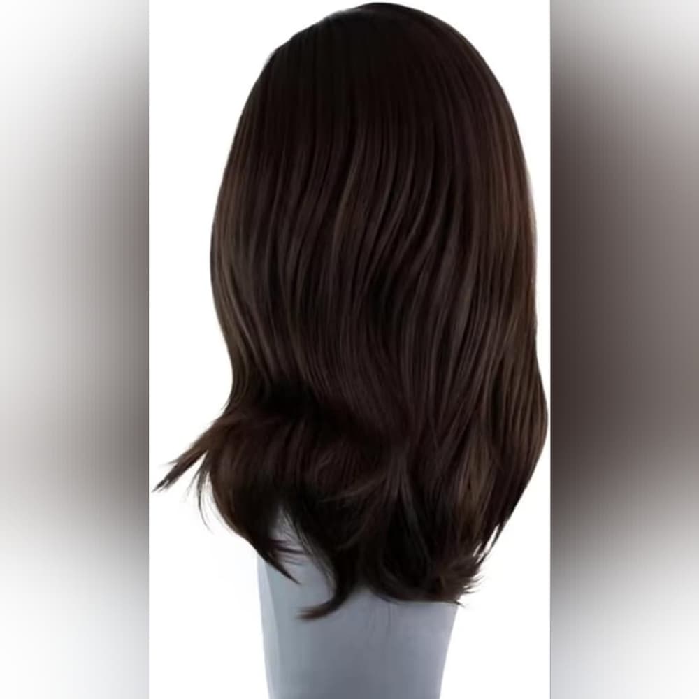 Dark Brown Beauty Lace Front Wig - Thumbnail 3