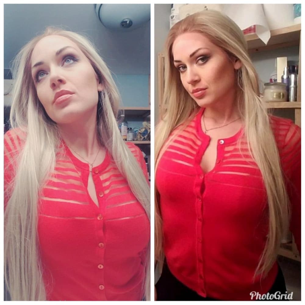 Ombre Blonde Lace Front Wig - Thumbnail 2